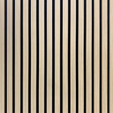 3 Sided Natural Oak Acoustic Wood Slatwall Panel